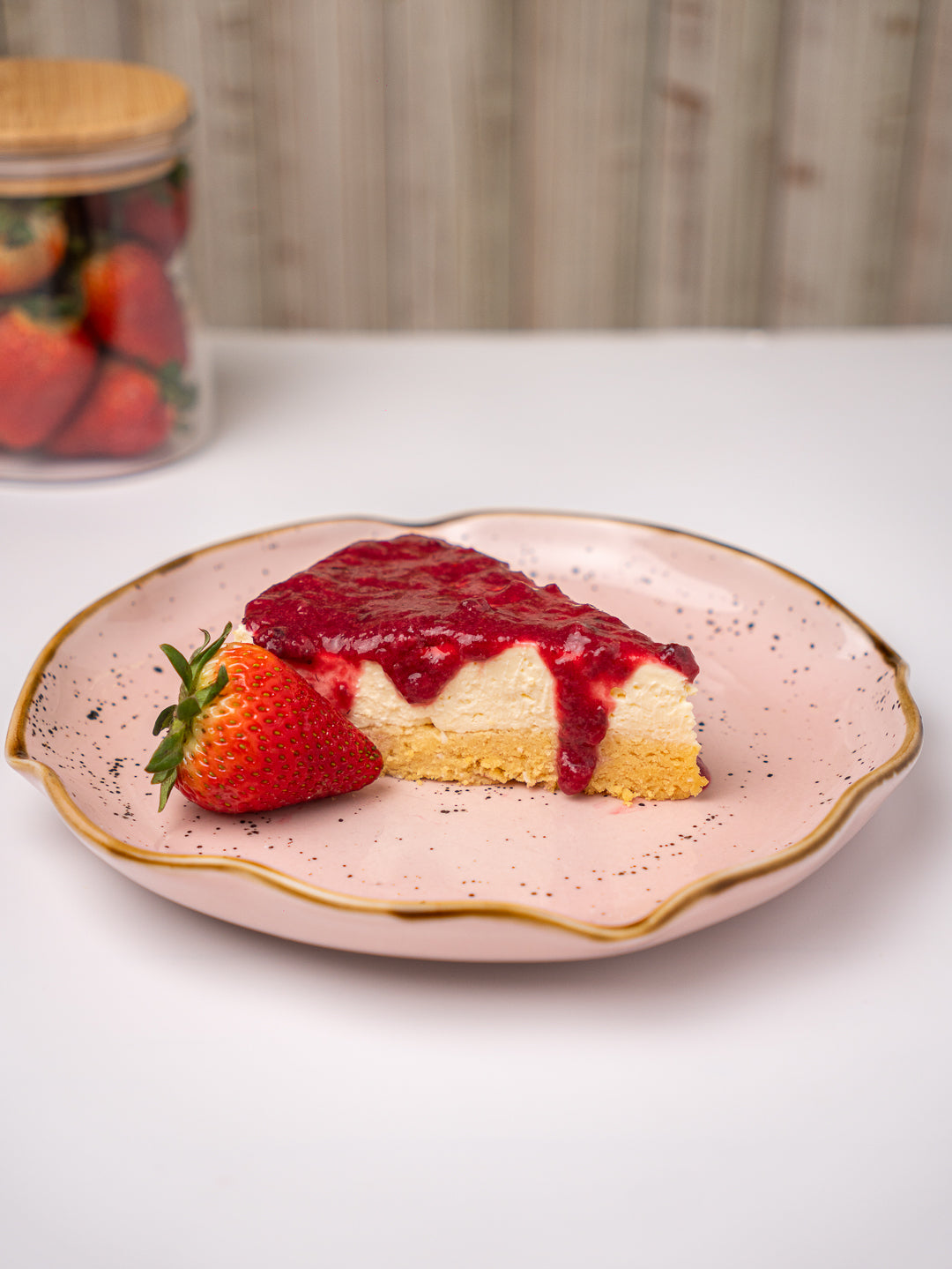 Cheesecake frutales sin lactosa